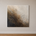 Strata II – Earth | Neutral Abstract Fine Art Print | Textured Wall Art for Living Room | Instant Download
