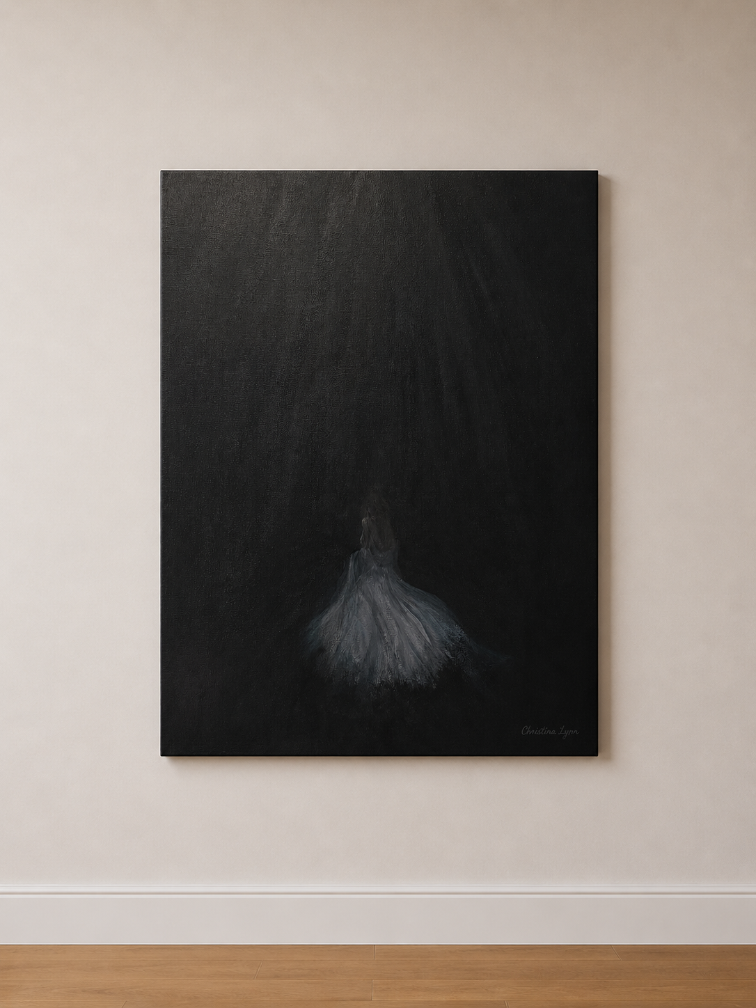 Unspoken | Moody Figurative Fine Art Print | Dark Atmospheric Wall Art | Instant Download