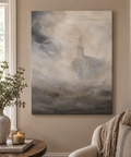 Sanctuary | Muted Tones Fine Art Print | Emotional Wall Art for Bedroom or Study | Instant Download