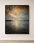 Where The Light Waits | Horizon Landscape Fine Art Print | Calm Sky Wall Art | Instant Download